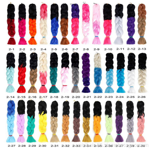 Aisi Hair 82 inch 165g Synthetic Expression Jumbo Braid Hair Heat Resistant Fiber Hair Braid Extension For Black Women